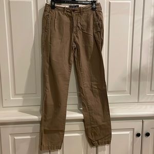 Abercrombie & Fitch 28 x 32 khaki pants